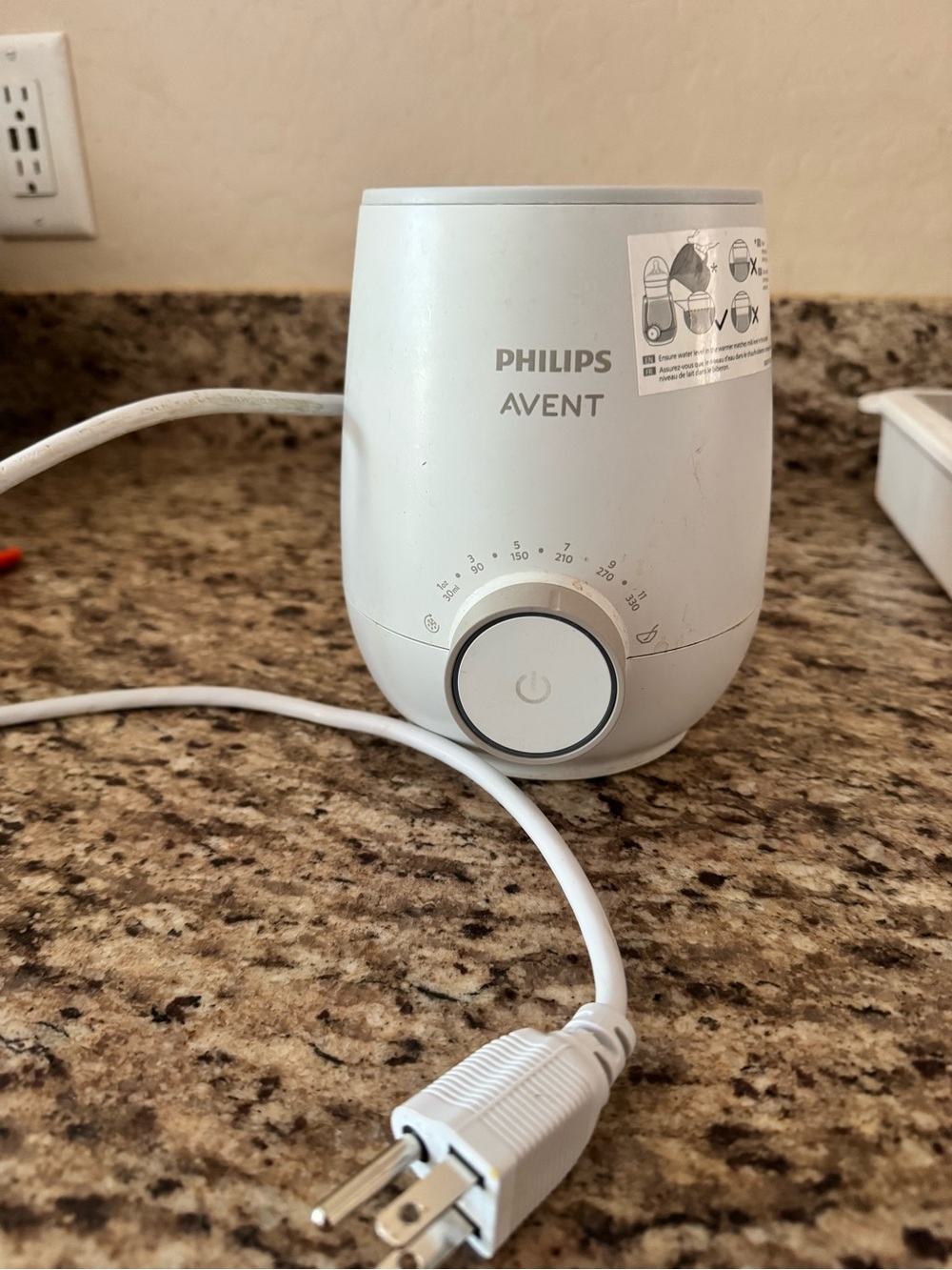 Philips Avent Bottle Warmer in White
